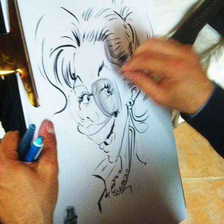 Caricaturiste de mariage à Naples