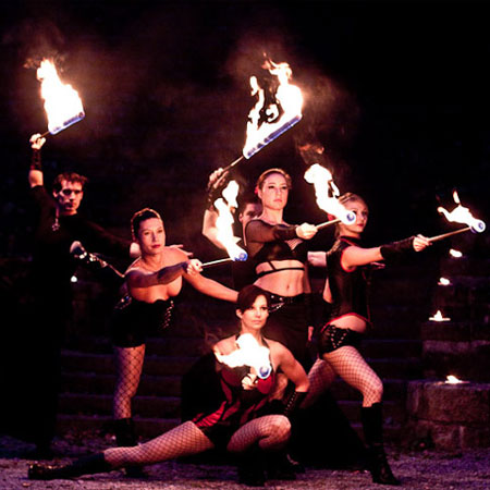 Fire Dance Performers