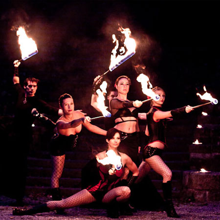 Artistes de danse du feu