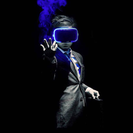 Spectacle d'illusion en réalité virtuelle