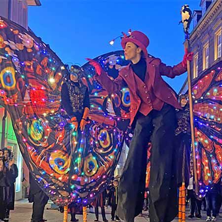 Butterfly Stilt Walkers Germany