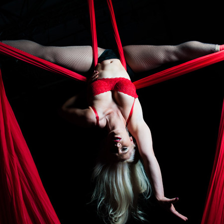 Aerialist Leah