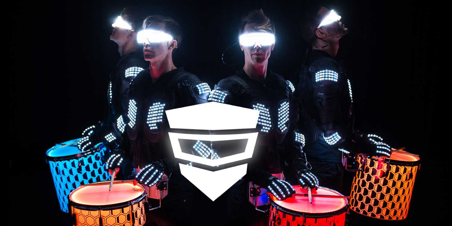 Official LED Drummers for the NHL Vegas Golden Knights Launch in Dubai, UAE