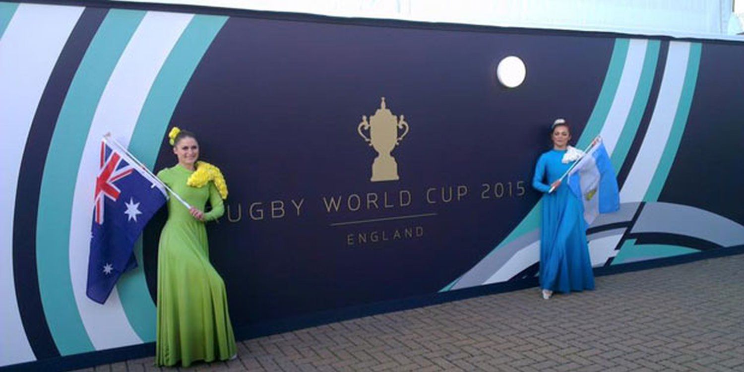 Scarlett Dancers Fly The Flag At Rugby World Cup