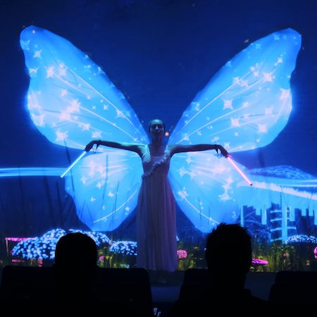 Fantasía LED Poi Espectáculo Escénico