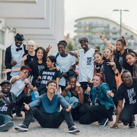 Groupe de danse urbaine