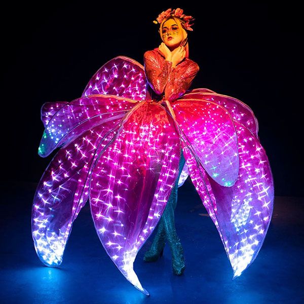 Robe à fleurs à LED Royaume-Uni