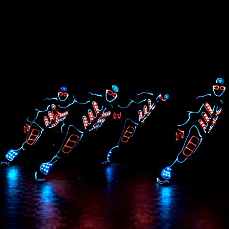 Bailarines LED México