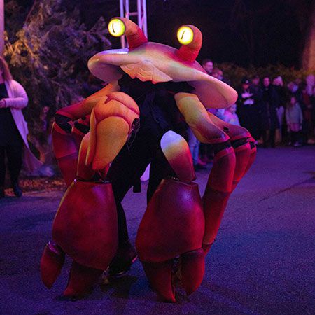 Roaming LED Crabs