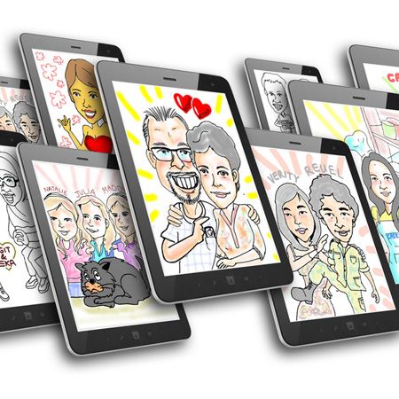 Digital Caricaturist Singapore