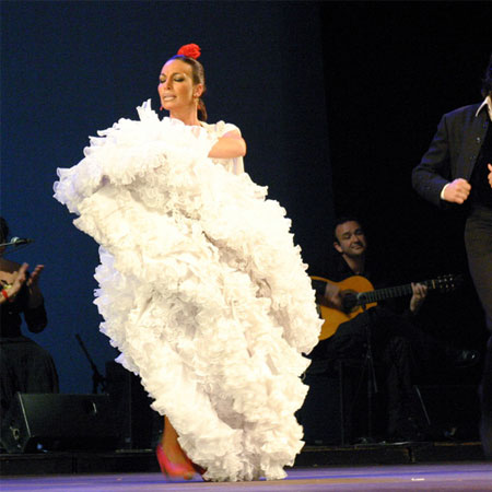 Bailarina de Flamenco femenina