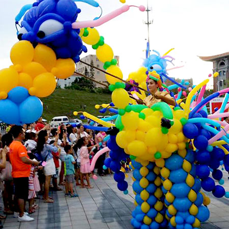 Maßgeschneiderte Ballonkünstler