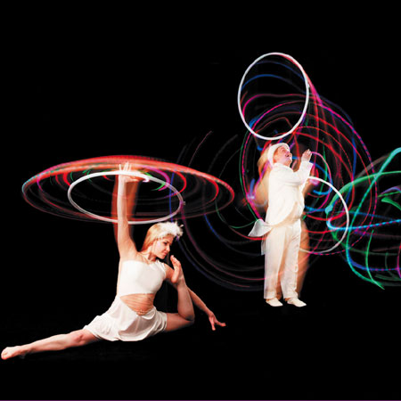 LED Hoop Show