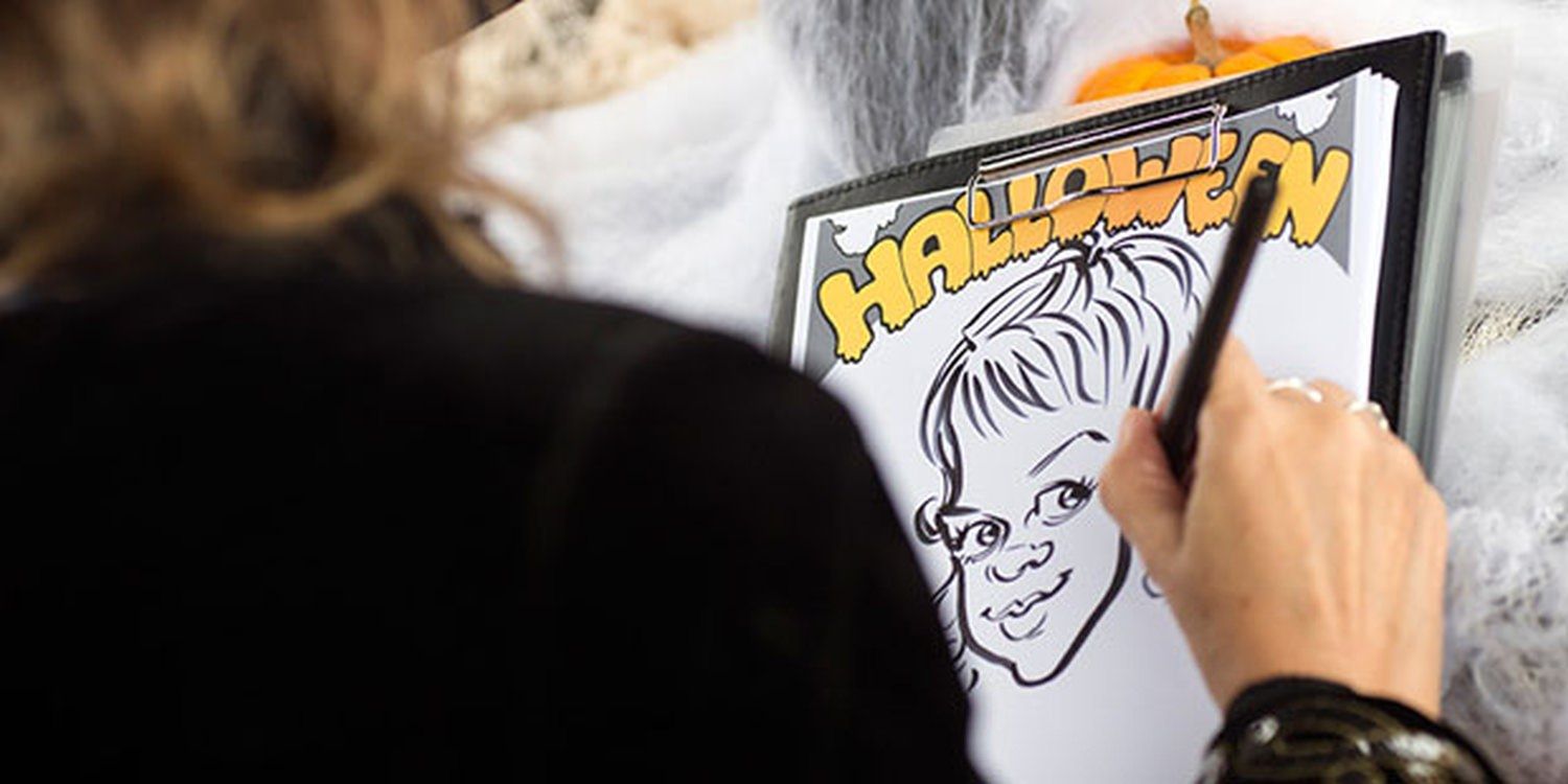 Creepy Caricatures Go Down Spooktacularly In Croydon