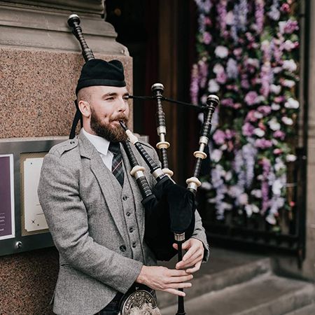 Dudelsackspieler Glasgow