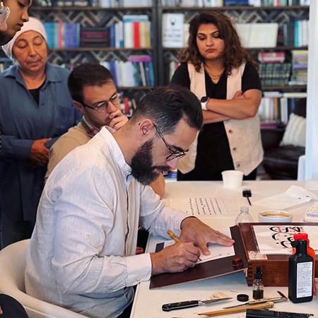 Arabic Calligrapher Madrid