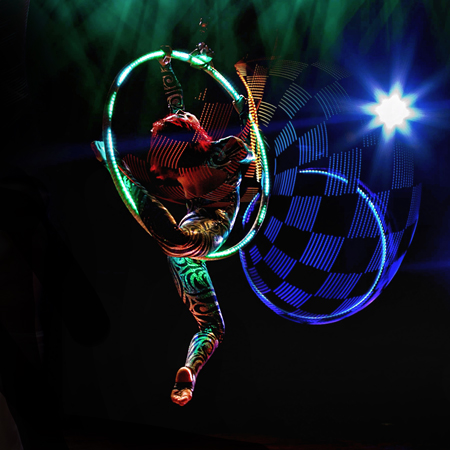 LED Aerial Hoop Act Mexico