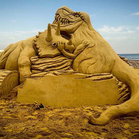 Sculpteur de sable Montpellier