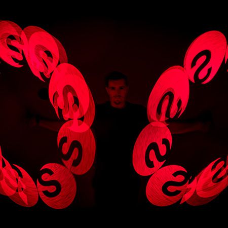 LED Poi Künstler