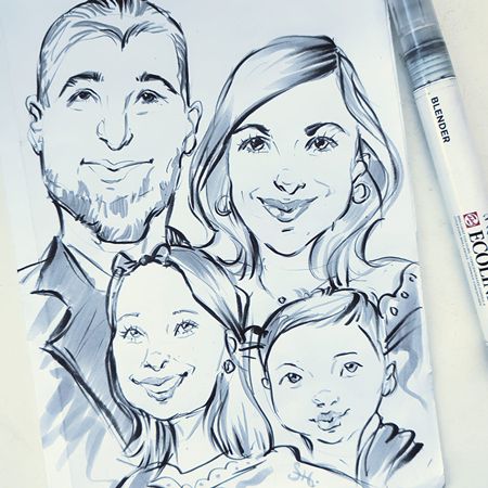 Live Caricature Drawing