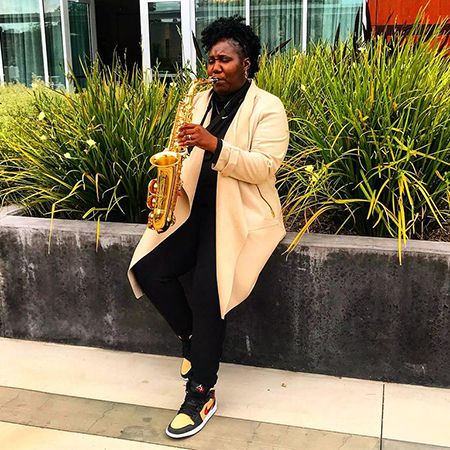 Female Sax Player California