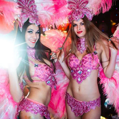 Ukrainische Karneval Showgirls