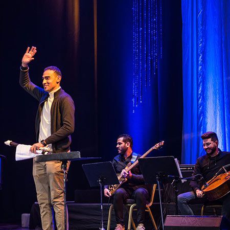 La band dal vivo di Medhat Mamdouh