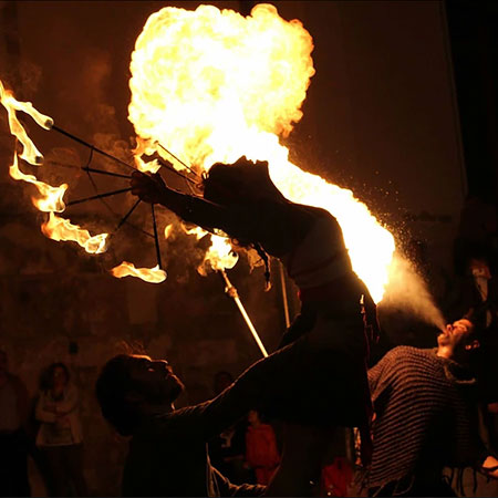 Fire Dancers Italy