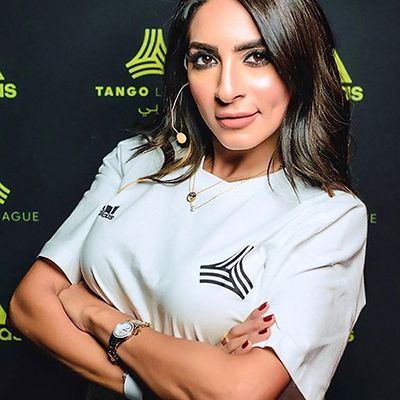 Arabischer Sportmoderator Dubai