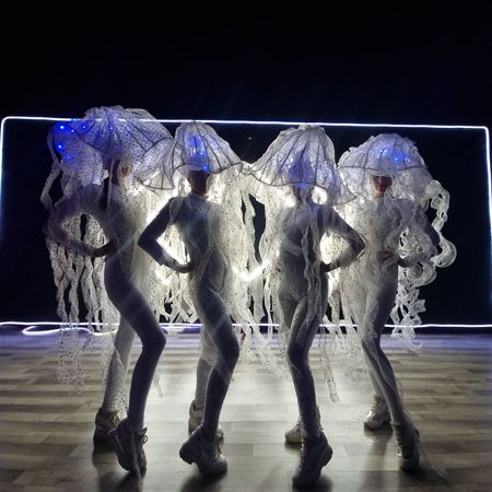Bailarinas de medusas LED