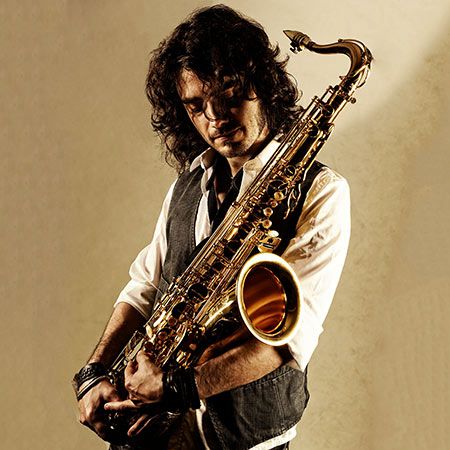 Male Saxophonist Rome