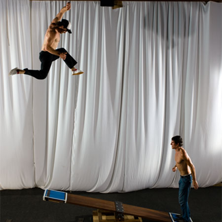 Acrobatic Teeterboard Act