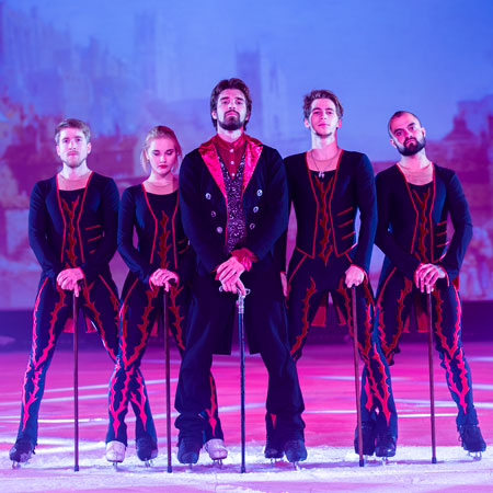 Spectacle de patinage sur glace de Sherlock