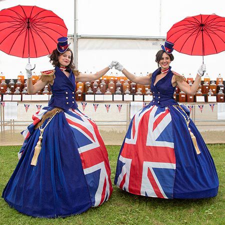 Union jack best sale ball gown