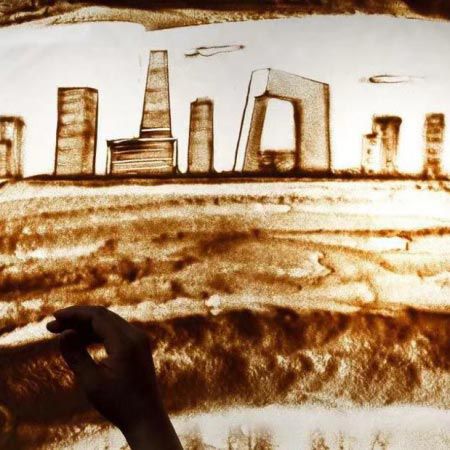 Sand Animation Art Dubai