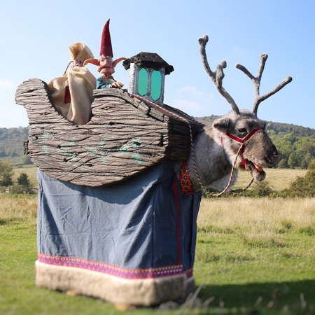 El duende postal de Navidad