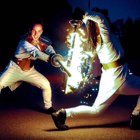 Greek Themed Fire Show Russia