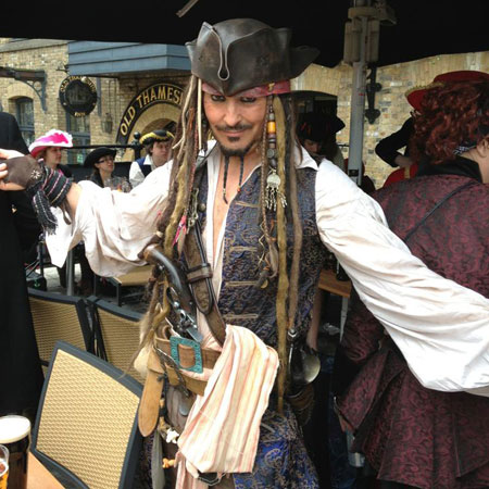 Captain Jack Sparrow Impersonator London | Pirate Themed Entertainment ...