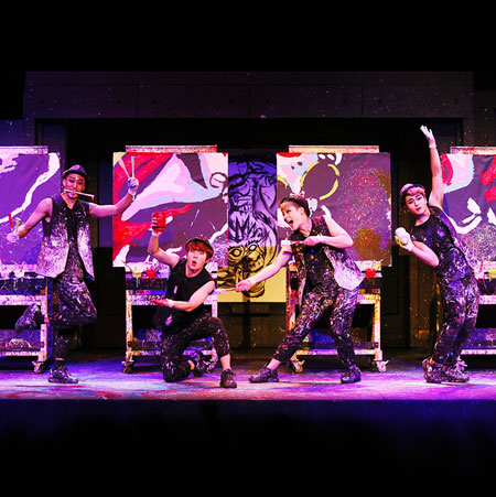 Speed Painting Dance Show