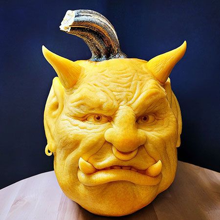 Escultor de Calabazas y Frutas USA