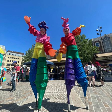 Rainbow Stilt Walkers UK