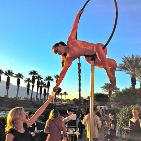 Champagne Aerialist Los Angeles