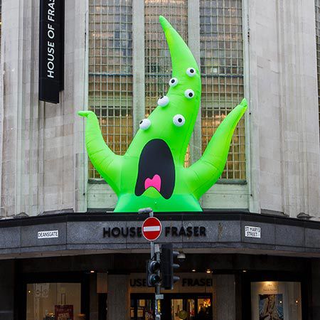 Inflatable Monster Installation