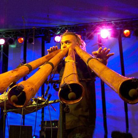 Didgeridoo-Auftritt