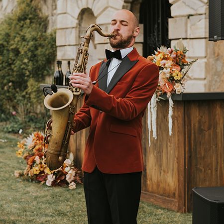 Roaming Saxophonist Tuscany