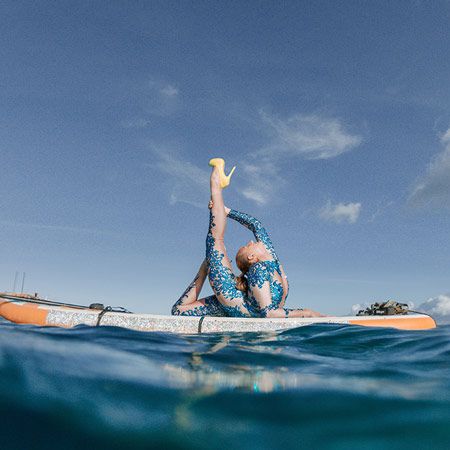 Paddle Board Contortionist