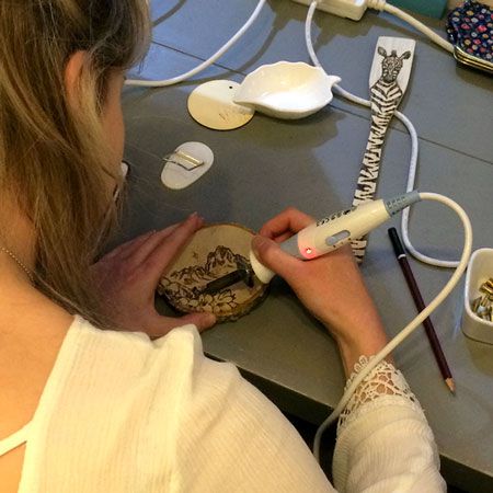 Pyrography Workshops London 