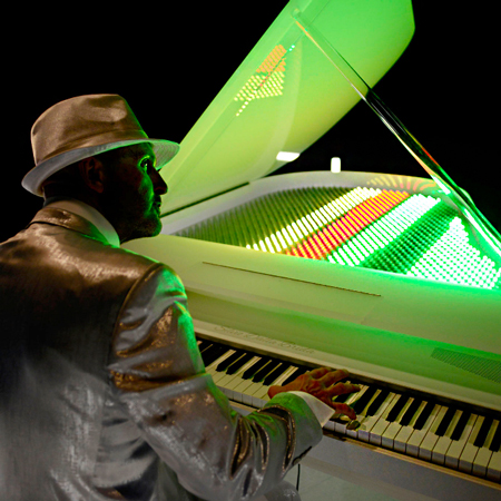 LED Piano Show Germany