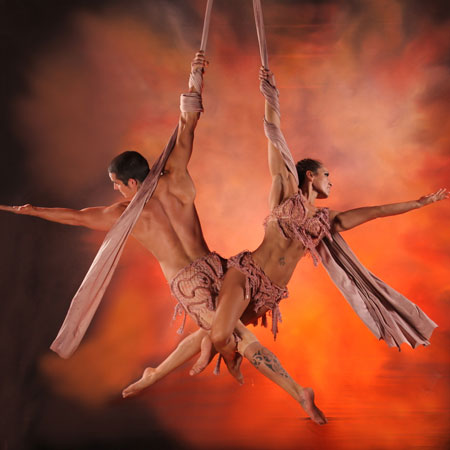 Aerial Flying Silk Duo