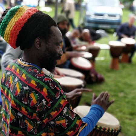 London Afrikanisches Trommeln